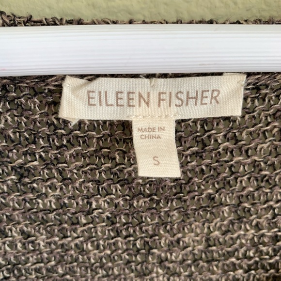 EILEEN FISHER Linen HiLo Sweater Tunic - Picture 4 of 8